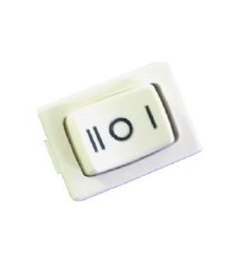 Interruptor de 3 pasos blanco para plafones