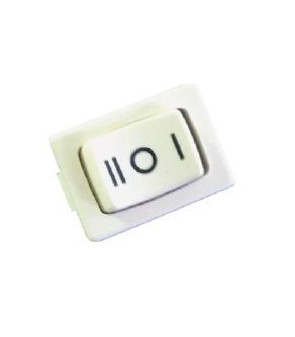 Interruttore 3 scatti bianco per plafoniere