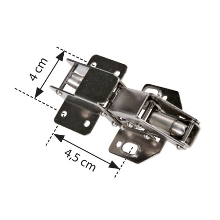 2832 GRANDE CHARNIÈRE DE PORTE POUR CADRE 40X45