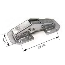 CHARNIÈRE DE PORTE MIGNON MODÈLE TGN 2000 2842 - 30X75