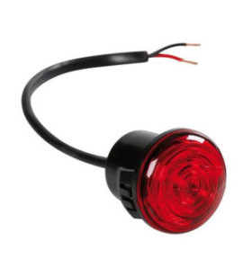 RECESSED LIGHT - 1LED - 9/32V - RED diameter 30 mm