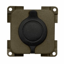 MP12AC-S PRISE VOITURE 12V AVEC COUVERCLE MARRON (TYPE...