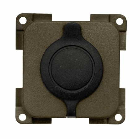 MP12AC-S 12V CAR SOCKET WITH BROWN COVER (CIGARETTE LIGHTER TYPE) WATERPROOF MODEL - 212918