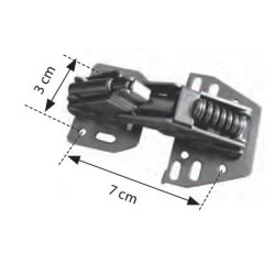 DGN DOOR HINGE 2952 - 30X70