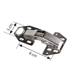 DGN CHARNIÈRE DE PORTE 2863 UN RESSORT 30X80