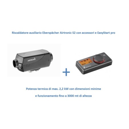 Eberspächer Airtronic S2 12V/Diesel-Zuheizer mit Zubehör und EasyStart pro