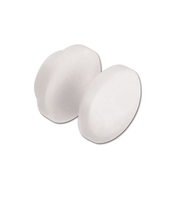 Mini boton blanco x candado pus