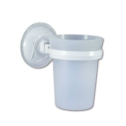 BICCHIERE PORTA SPAZZOLINO A VENTOSA