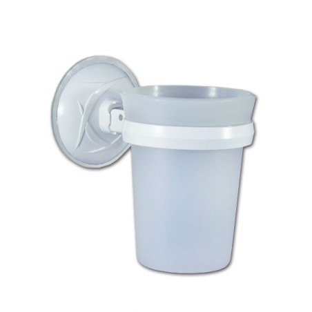 SUCTION CUP TOOTHBRUSH HOLDER