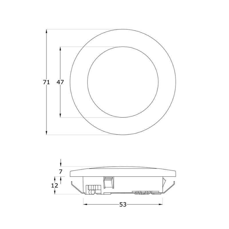 copy of Spot  da incasso 1,2W 18 led