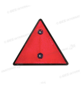 TRIANGLE REFLECTOR 2 FIXING HOLES RED 155x135