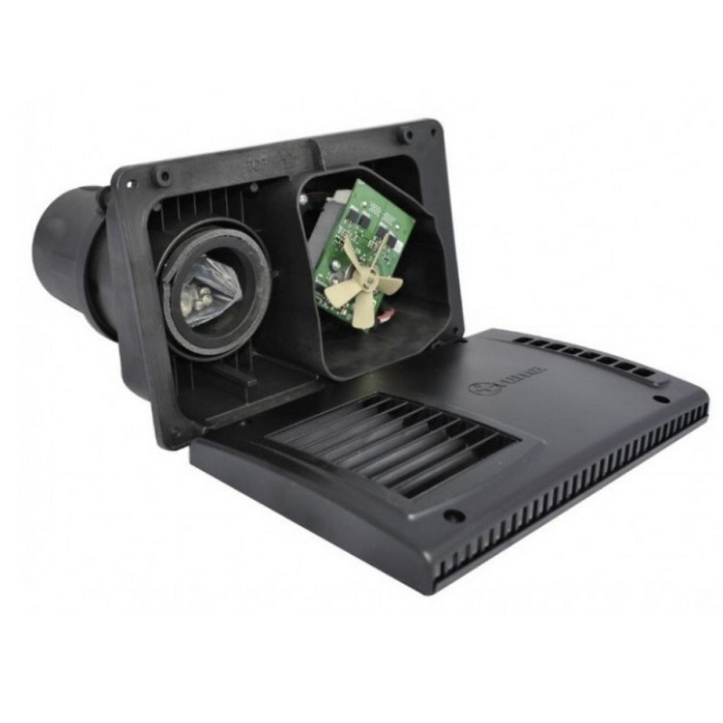 Kit de chimenea de pared WKCD Negro para Combi...