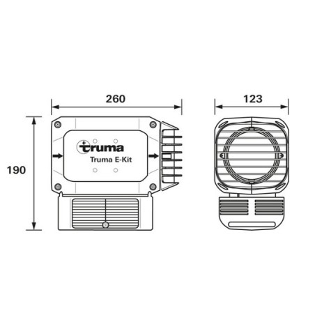 KIT ÉLECTRIQUE/GAZ SUPPLÉMENTAIRE POUR POÊLES TRUMA VARIOHEAT 900/1800 W - 39200-01
