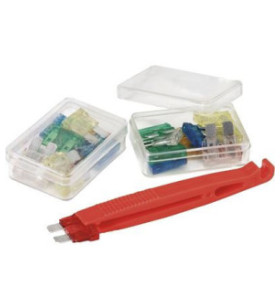 Kit 21 Sicherungen 12V 5-30A GROSS mit Klemme