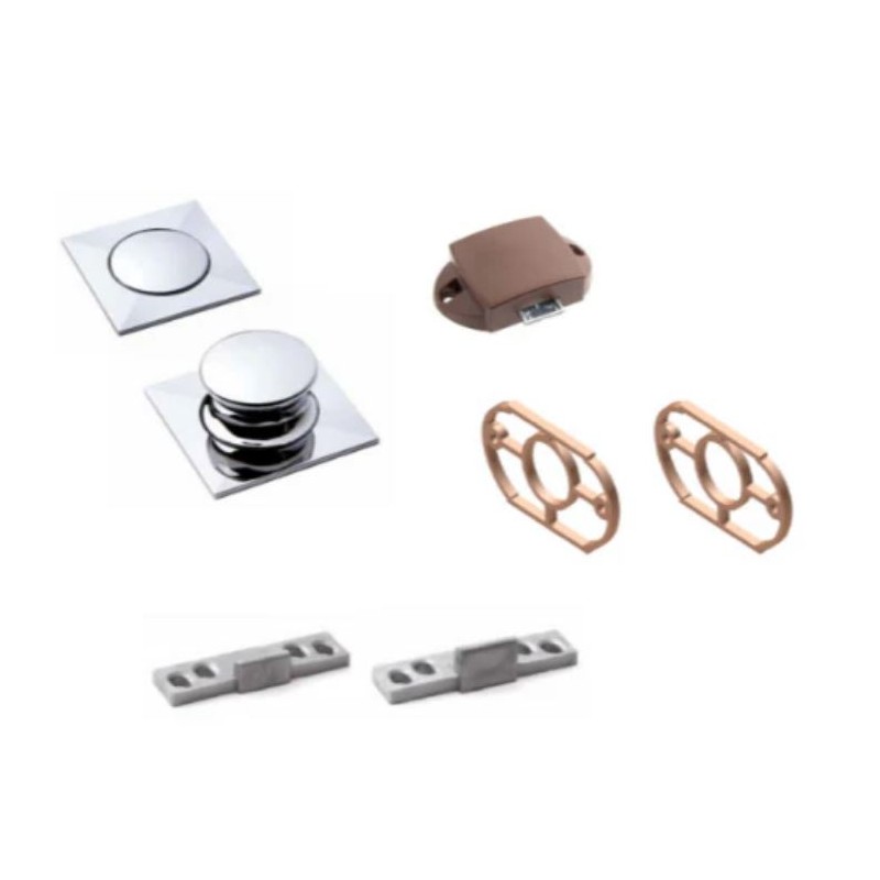 BALDACCI KIT AS239 POIGNÉE ABS CHROME POLI