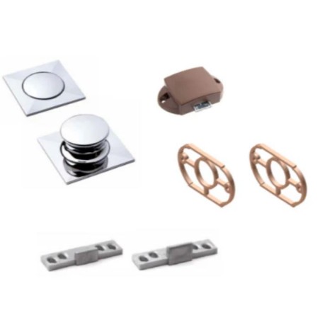 BALDACCI KIT AS239 ABS HANDLE POLISHED CHROME