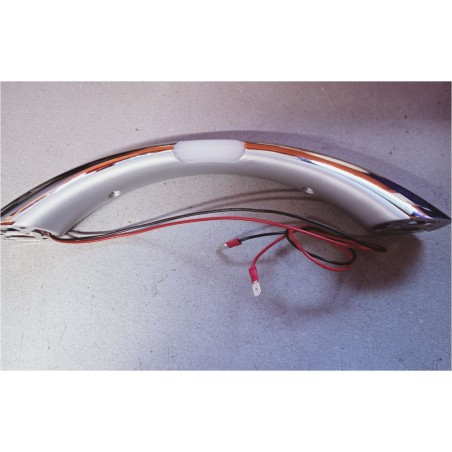 ASIDERO INTERIOR DE AUTOCARAVANA METÁLICO CROMADO CON LED