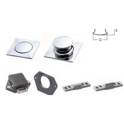 BALDACCI BAUSATZ AS238 MINI GRIFF AUS ABS QUADRAT CHROM...