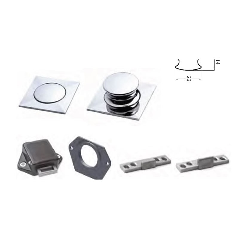 BALDACCI KIT AS238 MINI TIRADOR EN ABS CUADRADO...