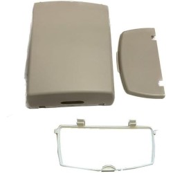 PAPELERA MARRÓN RAL1019 DE 20 LITROS PARA PUERTA HARTAL 2