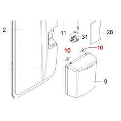 HARTAL DOOR SKID FASTENING PIN 2