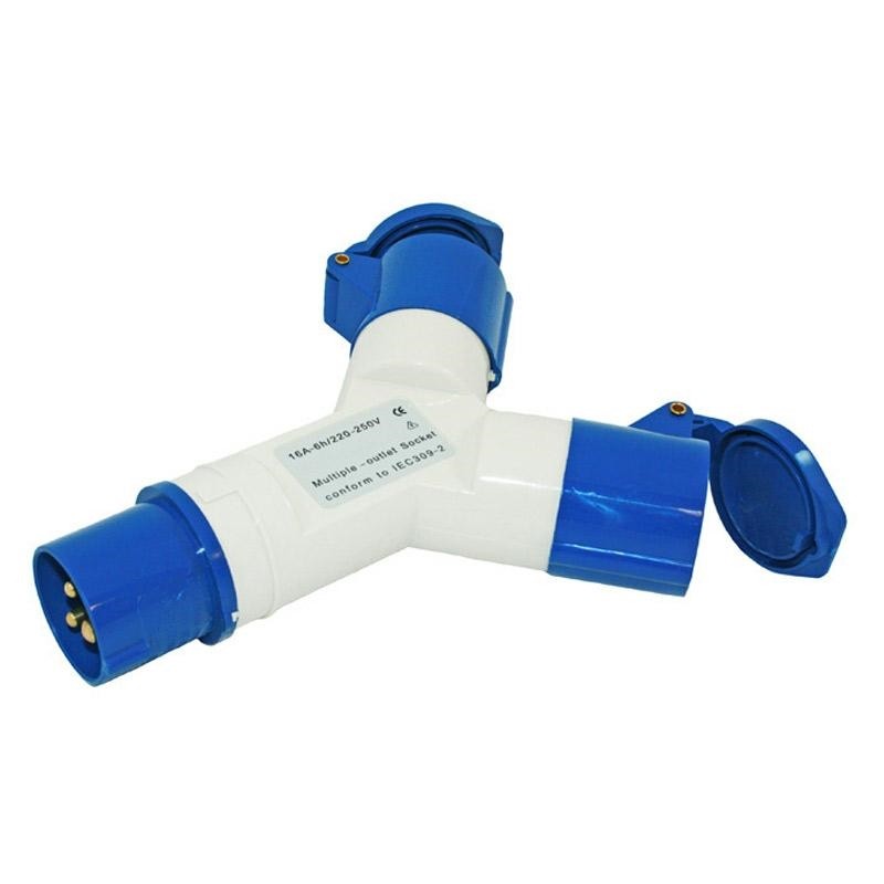 PRESA ESTERNA DOPPIA CEE 16A - 250V