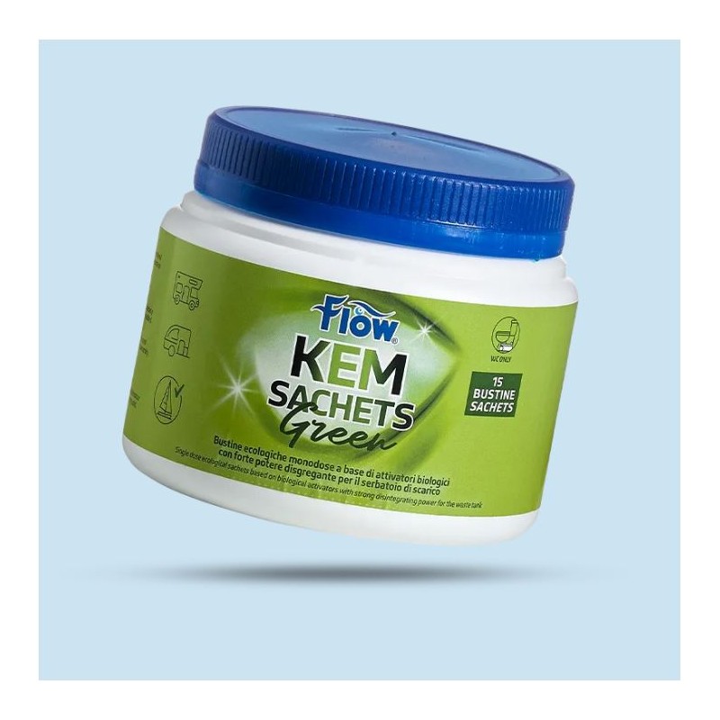 FLOW KEM GREEN 15 SACHETS BLACK WATER