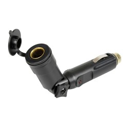 MALE TO FEMALE DIN joint adaptor for power outlet, 12/24V 2