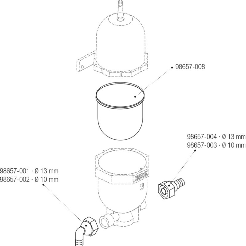 Expansion vessel A20 FIAMMA - 0247801-2
