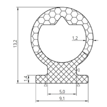 5 mt GASKET INT DOORS TAILGATES