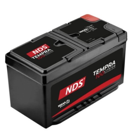 NDS TEMPRA BATERIA LIFEPo4 12V-100Ah 341x192x176H
