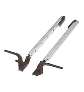 Paire de bras de fenêtre en polyplastique H 500-650 mm...