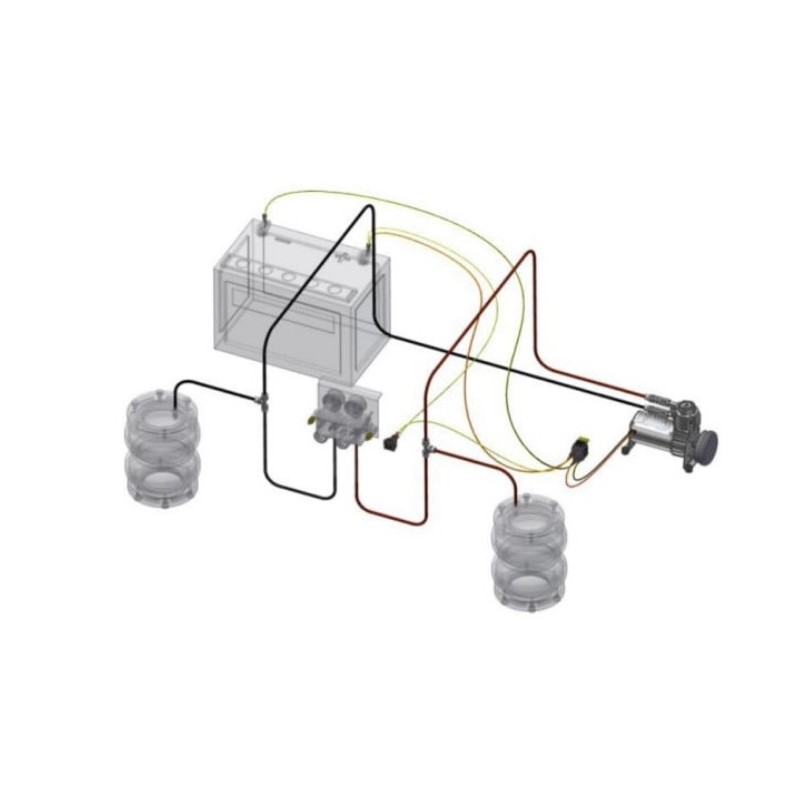 TOP DRIVE SYSTEM MANUELLES AUFBLASGERÄT KIT 12V...