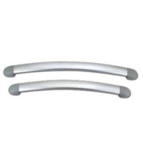 400 mm Einstiegsgriff aus grauem Aluminium