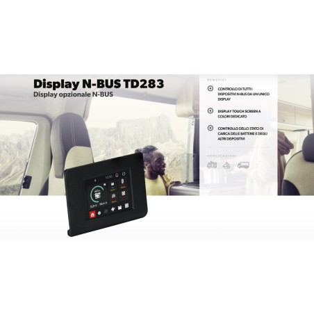 Affichage de surveillance de la température de la batterie et du contrôleur solaire NDS DOMETIC TD283