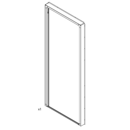 LIPPERT ELARA 1935HX650X60 MM ZANZARIERA IN PVC COLORE 9010 PER PORTE DI AUTOCARAVAN