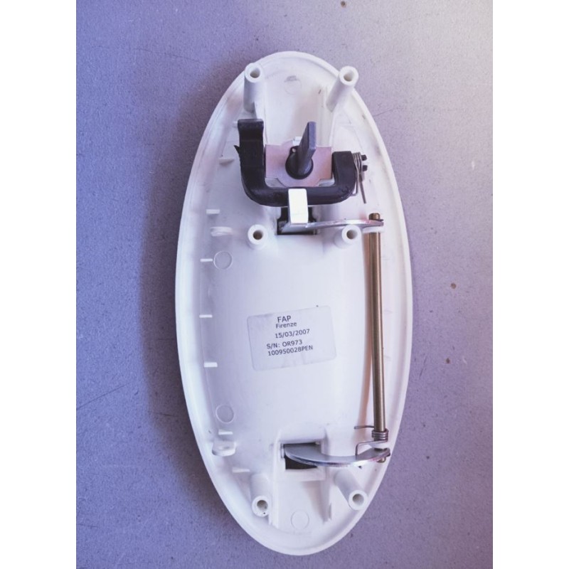 FAP OVAL HANDLE WHITE RIGHT 233X110 MM -...