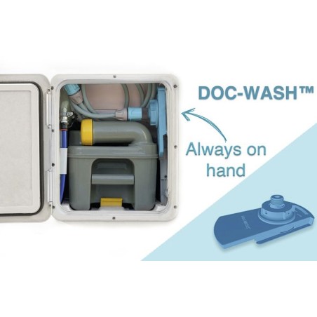 KIT DE NETTOYAGE DE CITERNES THETFORD DOC-WASH - l’innovation fabriquée en Italie pour rincer les citernes de toilettes de campi