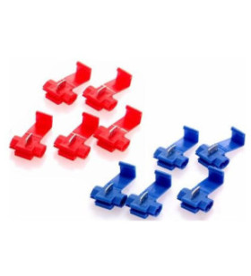 10 guillotine quick connectors - from 0.5 to 2.5 mmq -...
