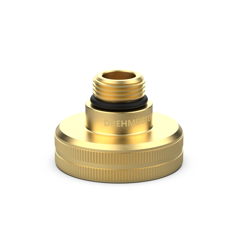 DISH-Anschluss Ø22 mm für W21,8 Messing