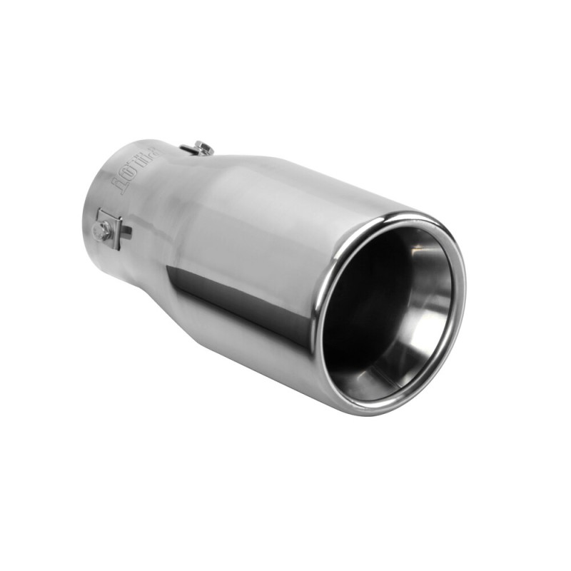Polished stainless steel exhaust tailpipe Ø...
