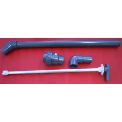 KIT COMPLETO DE VÁLVULA DE ESCAPE TRIGANO 1,5 PULGADAS