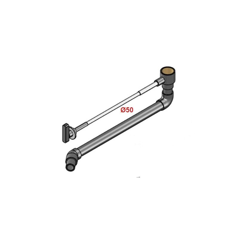 TRIGANO EXHAUST VALVE COMPLETE KIT 1.5 INCH