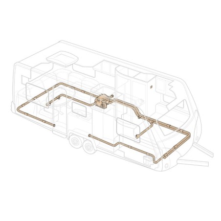 POÊLE COMBI 6E 6000W - 12V Gaz avec commande iNET-X et élément chauffant électrique 220 V (2 x 900 W) -33814-20