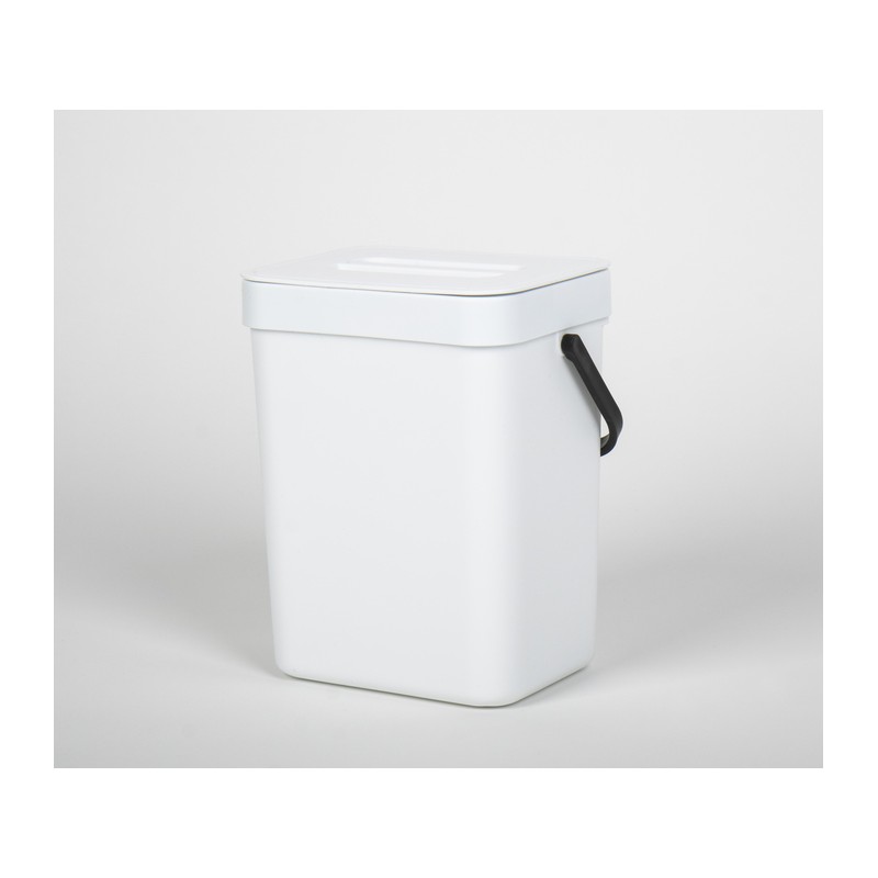 CAMP4 White Waste Bin 3 Liter – 15,6x12x20,5 cm...