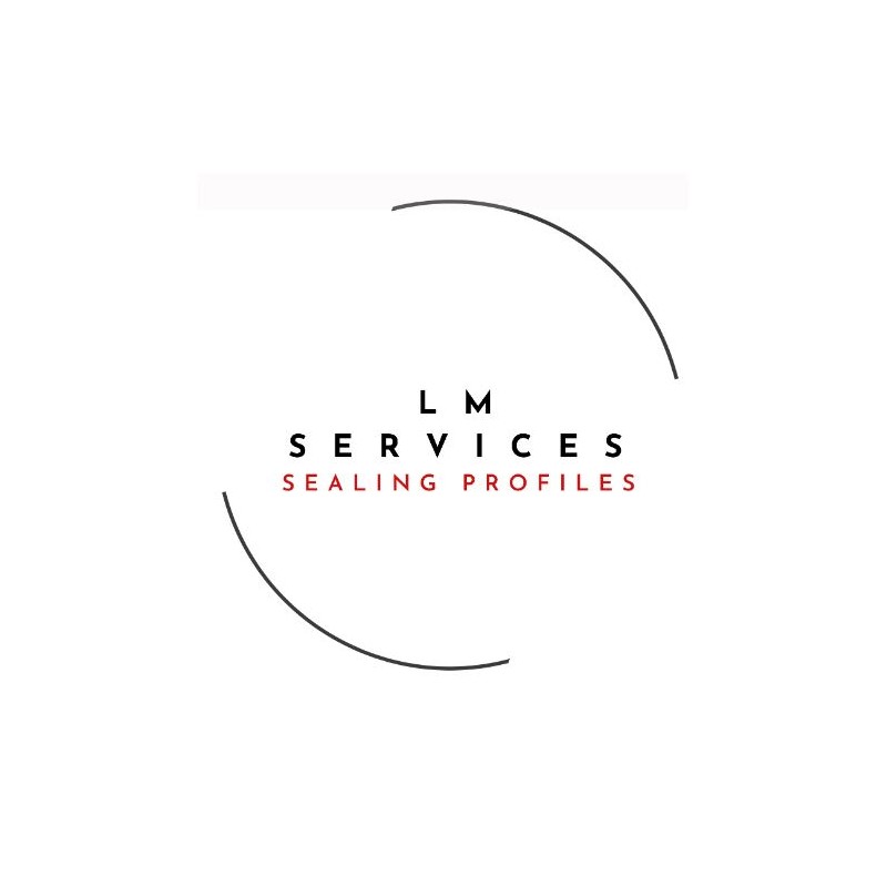 5 mt BLACK DOOR GASKET 9,5 + 8 mm steel core