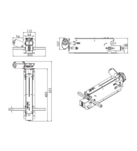 AZIONATORE ELETTRICO 579-867-0-VE09 PER X DISPOSITIVO...