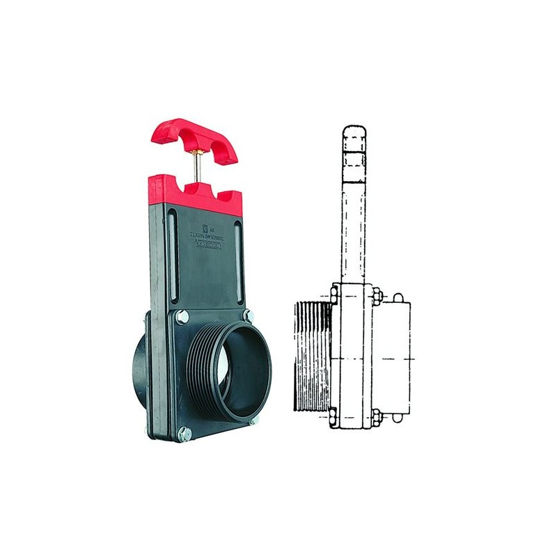 ZADI - Complete valve 3 inches male flange