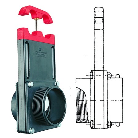 ZADI - Complete valve 3 inches female flange