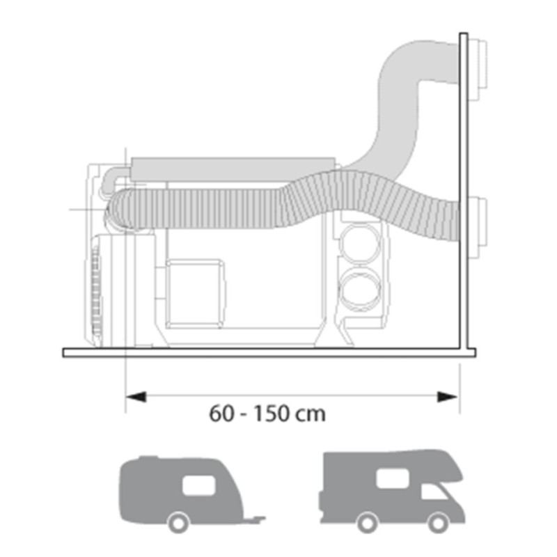 COMBI STOVE 4E 4000W - 12V Gas mit...